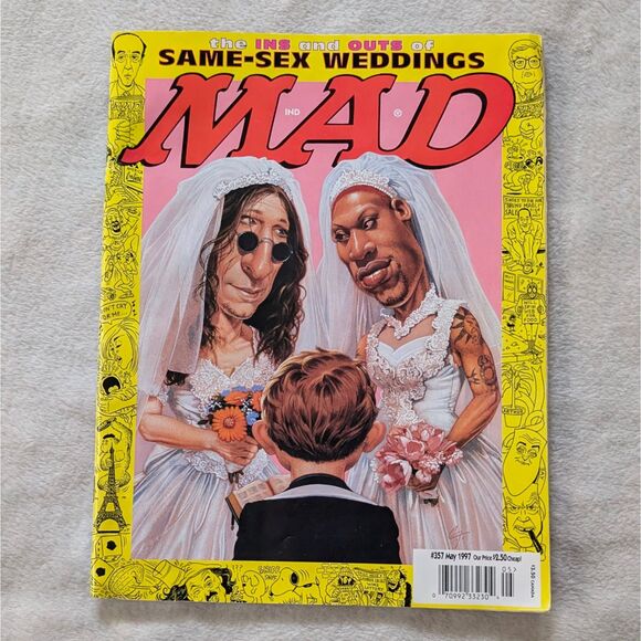 Vintage MAD Comic Magazine Lot of 3 No. 134/164/357 70s 90s - Picture 8 of 11